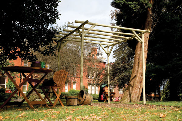 Shire Rustic Rose Pergola Pressure treated