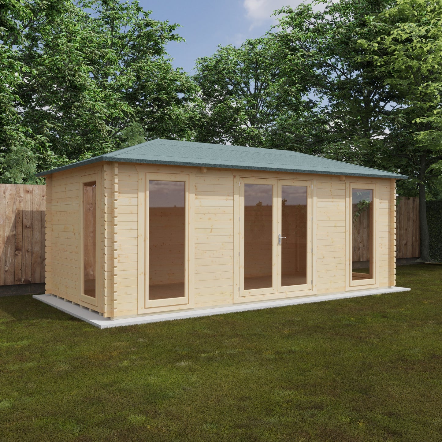 20x10 Regatta 44mm Log Cabin