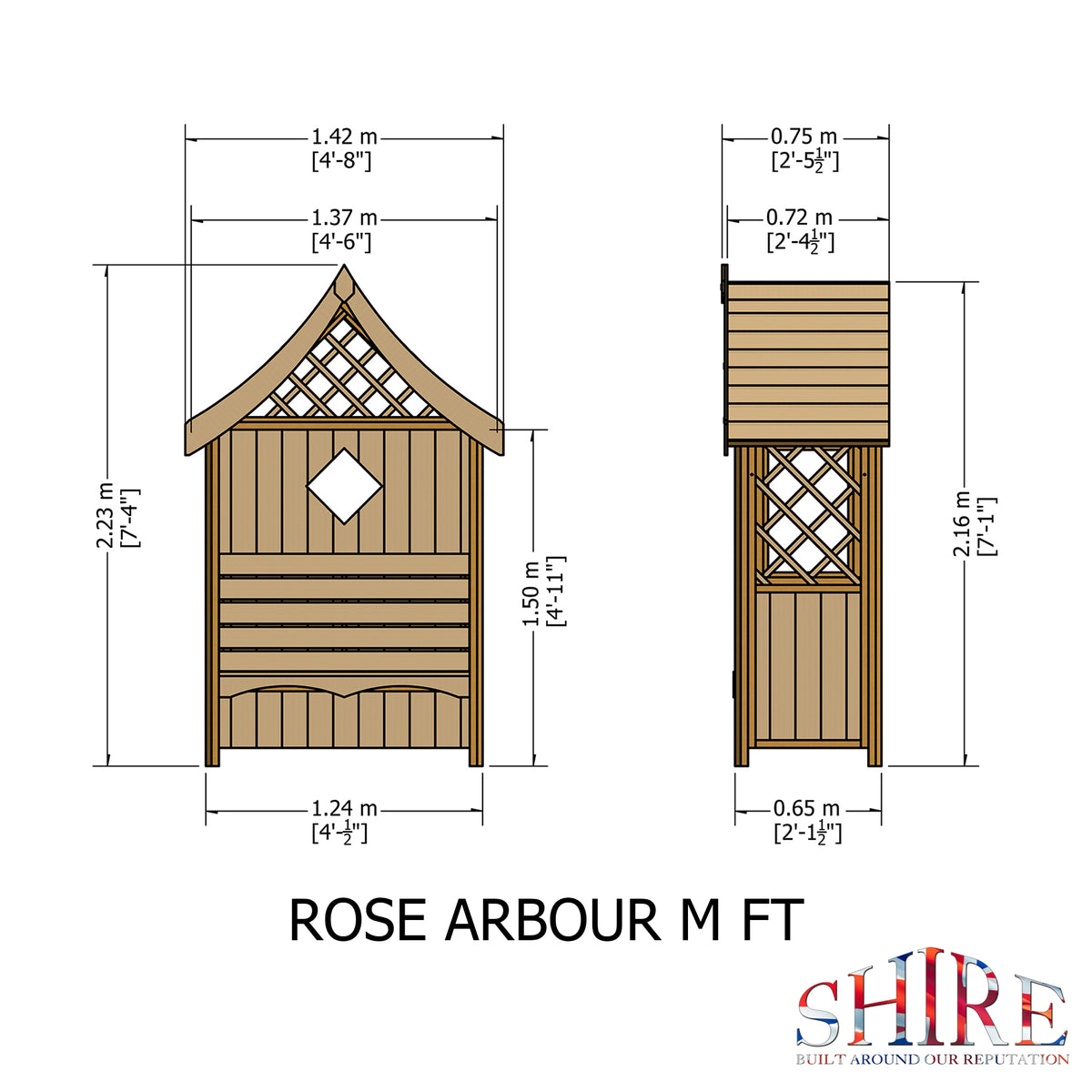 Shire Rose Pressure treated