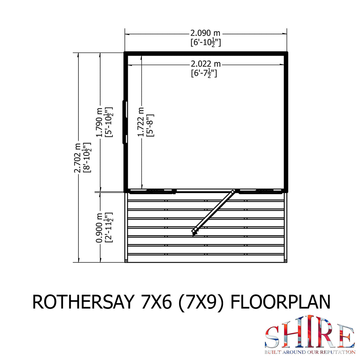 Shire Rothesay 7x9 Loglap