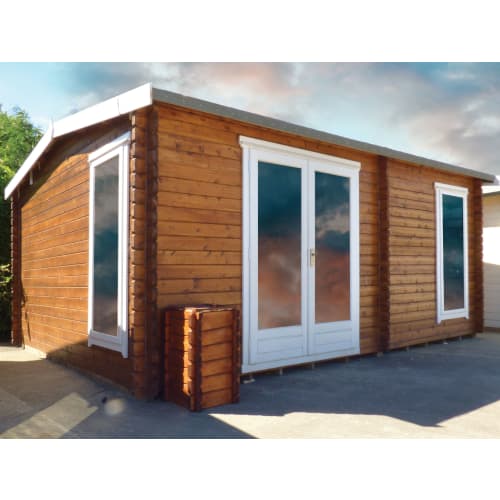 Shire Firestone 14x16 Log Cabin (28mm - 70mm Logs)