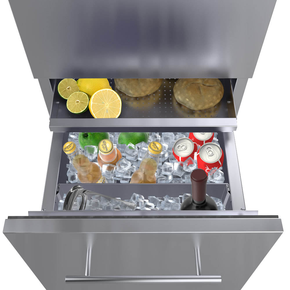 Sunstone Insulated Ice Chest Drawer Cabinet
