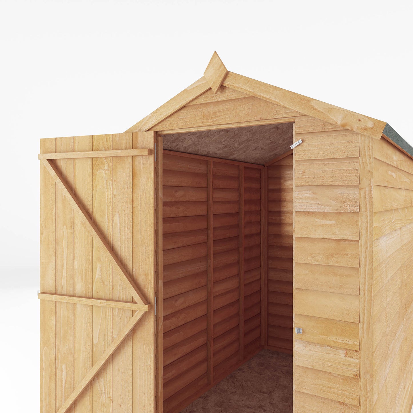 Mercia 6x4 Overlap Apex - Windowless