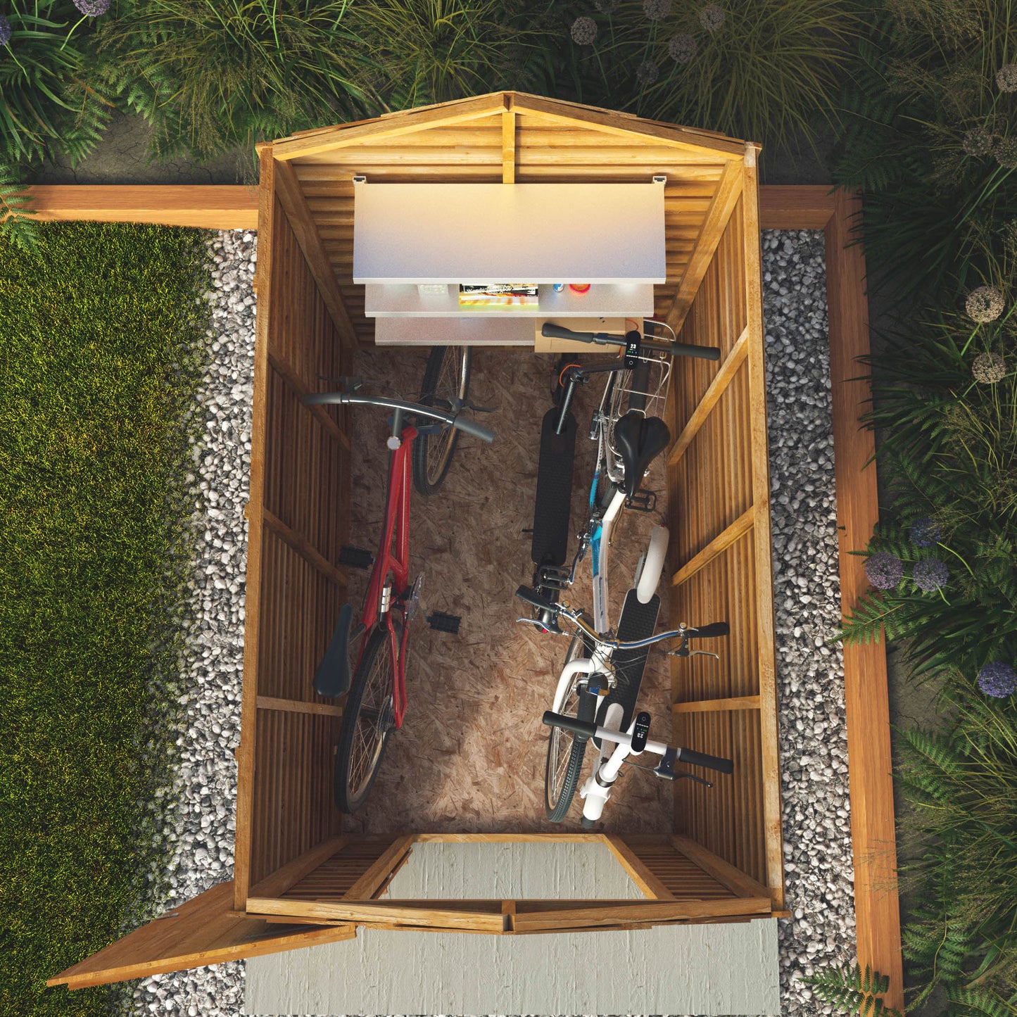 Mercia 6x4 Overlap Apex - Windowless