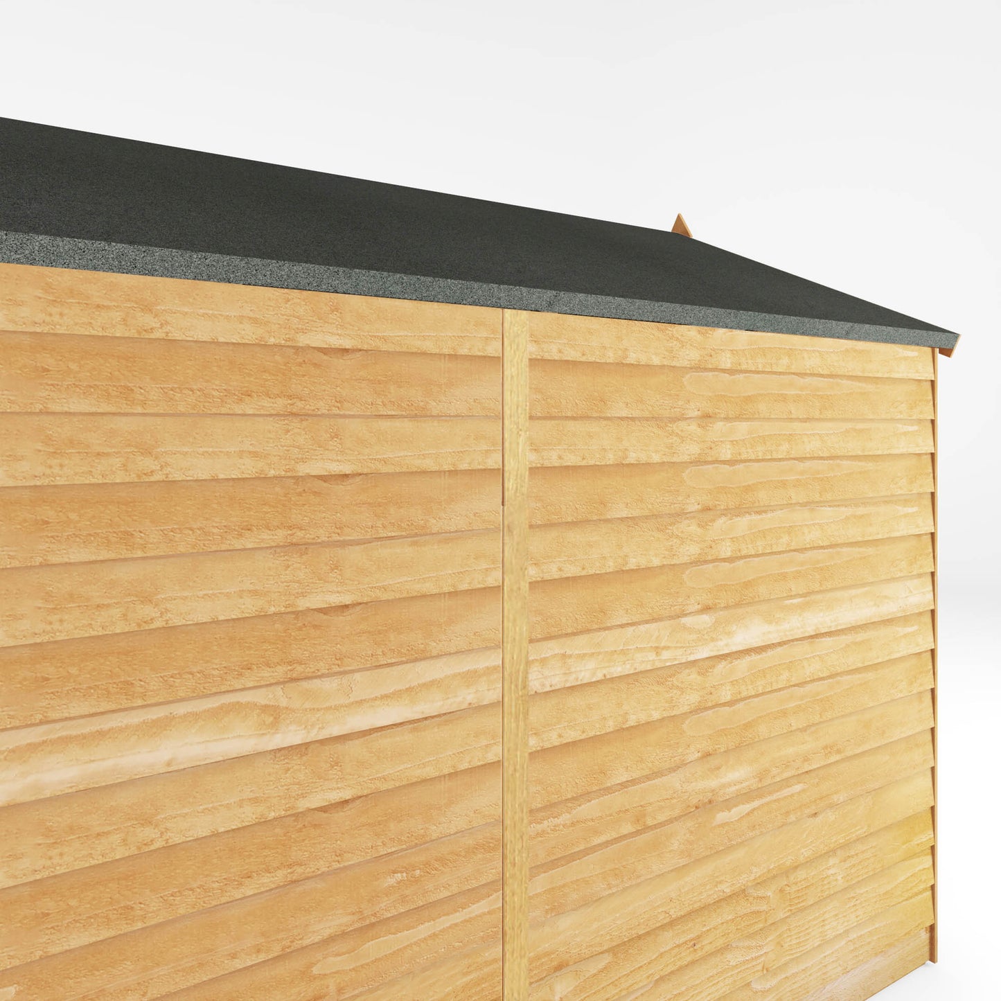 Mercia 8x6 Overlap Apex - Single Door - Windowless
