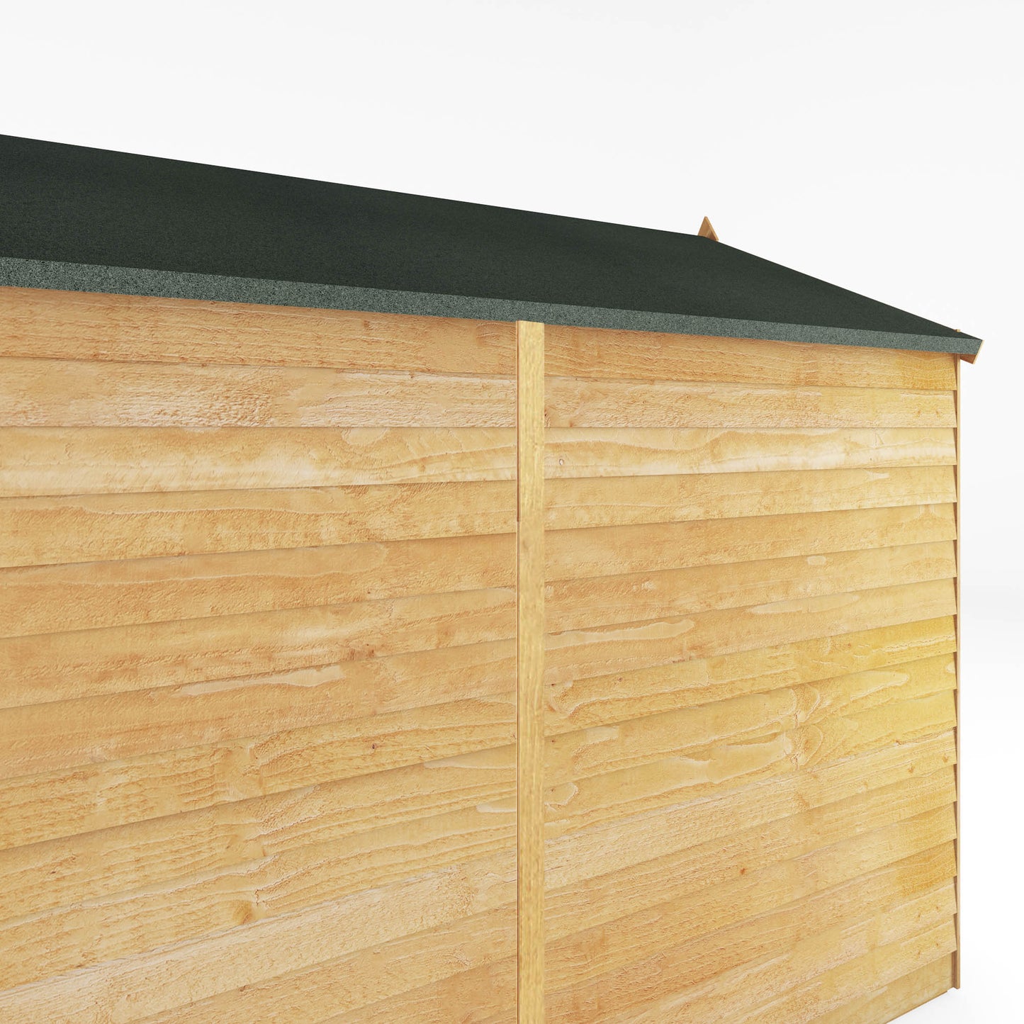 Mercia 8x6 Overlap Apex - Double Door - Windowless