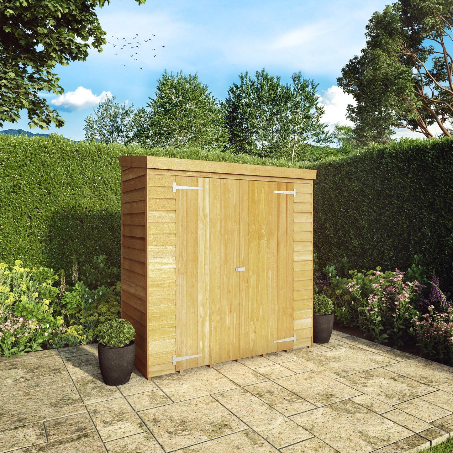 Mercia 6x2'6 Overlap Pent Storage