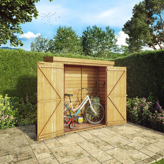 Mercia 6x2'6 Overlap Pent Storage