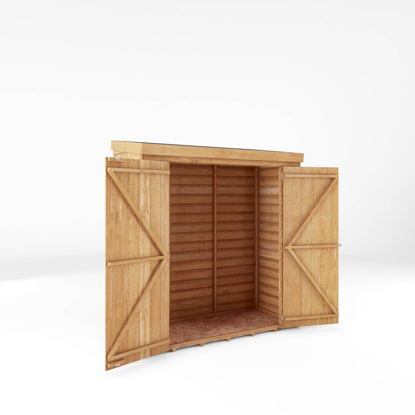 Mercia 6x2'6 Overlap Pent Storage