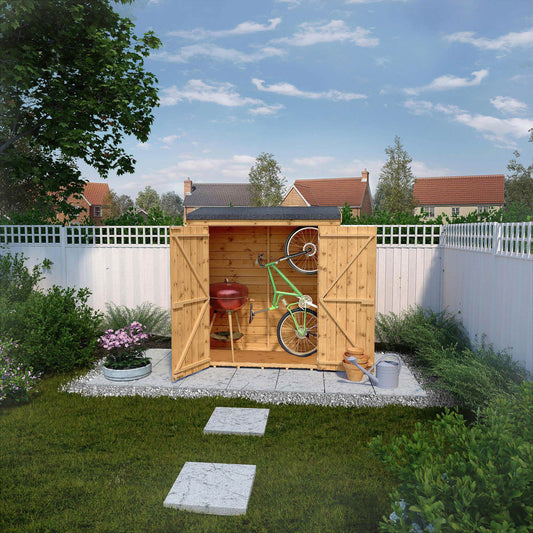 Mercia 6x2'6 Shiplap Pent Storage