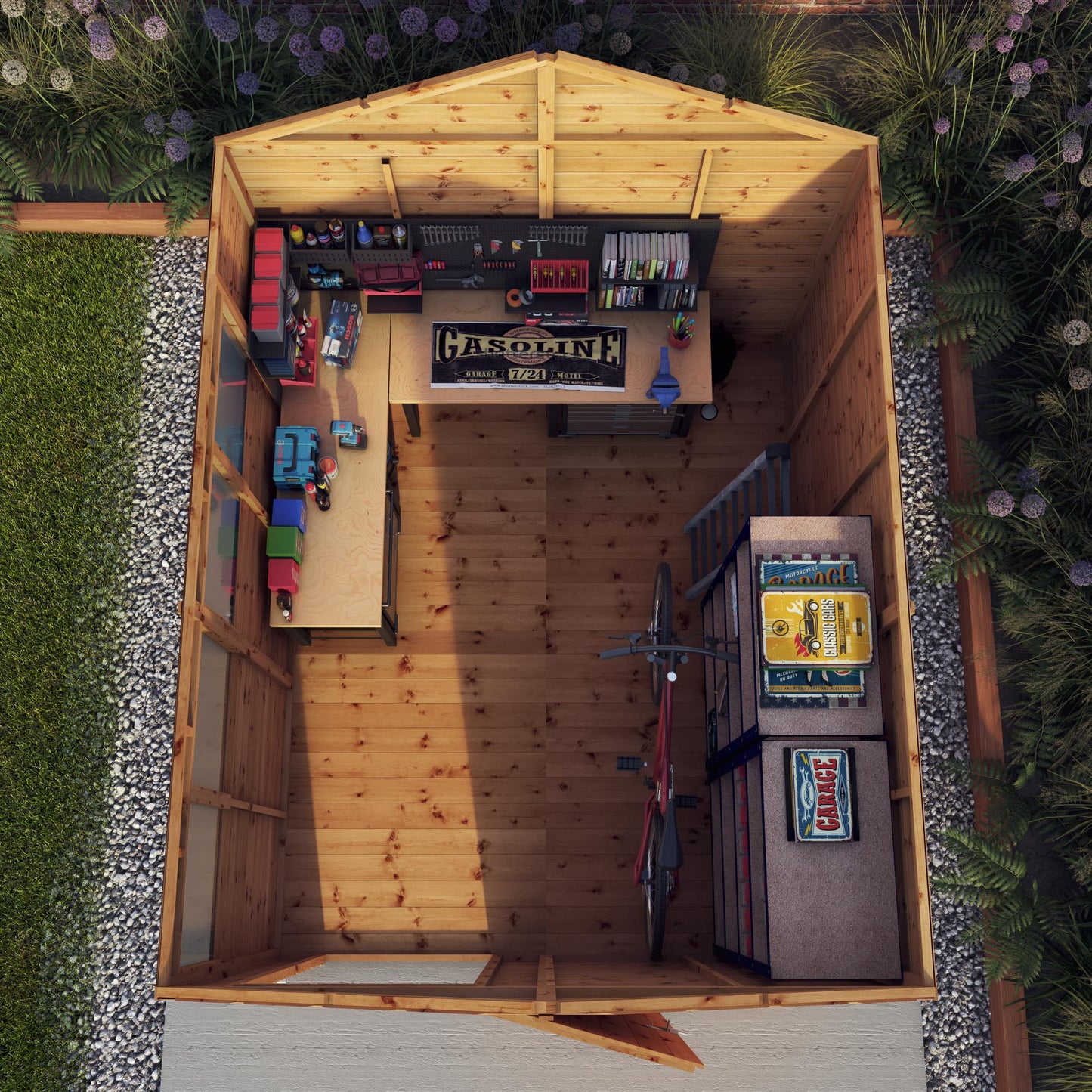 Mercia 10x8 Modular Shiplap Apex
