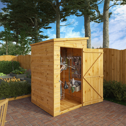 Mercia 4x4 Modular Shiplap Pent - Windowless