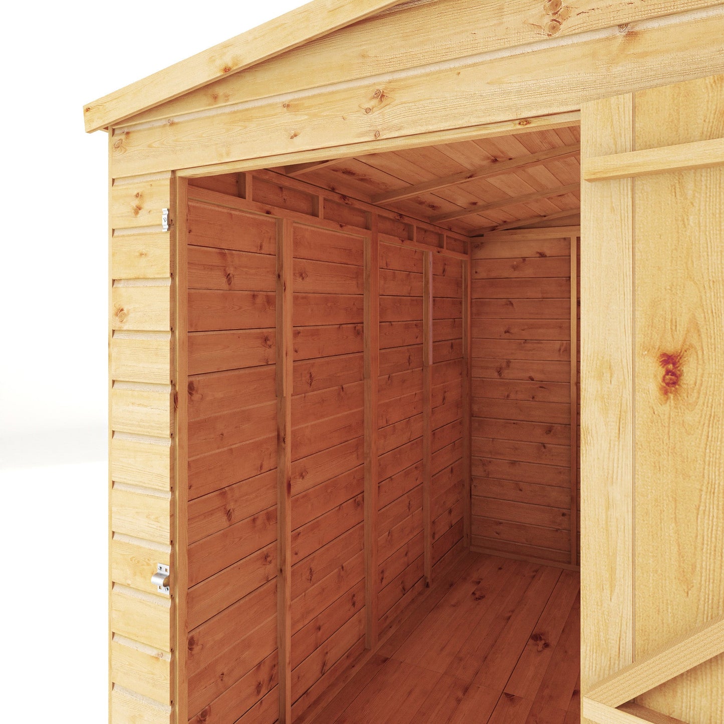Mercia 8x4 Modular Shiplap Pent - Windowless