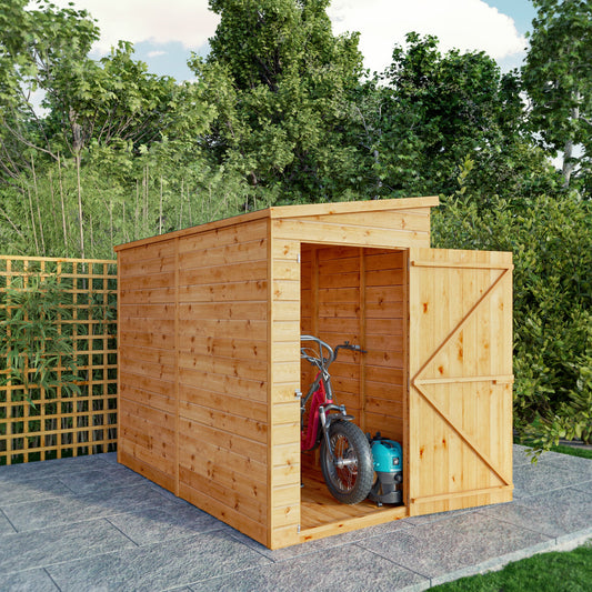 Mercia 8x4 Modular Shiplap Pent - Windowless