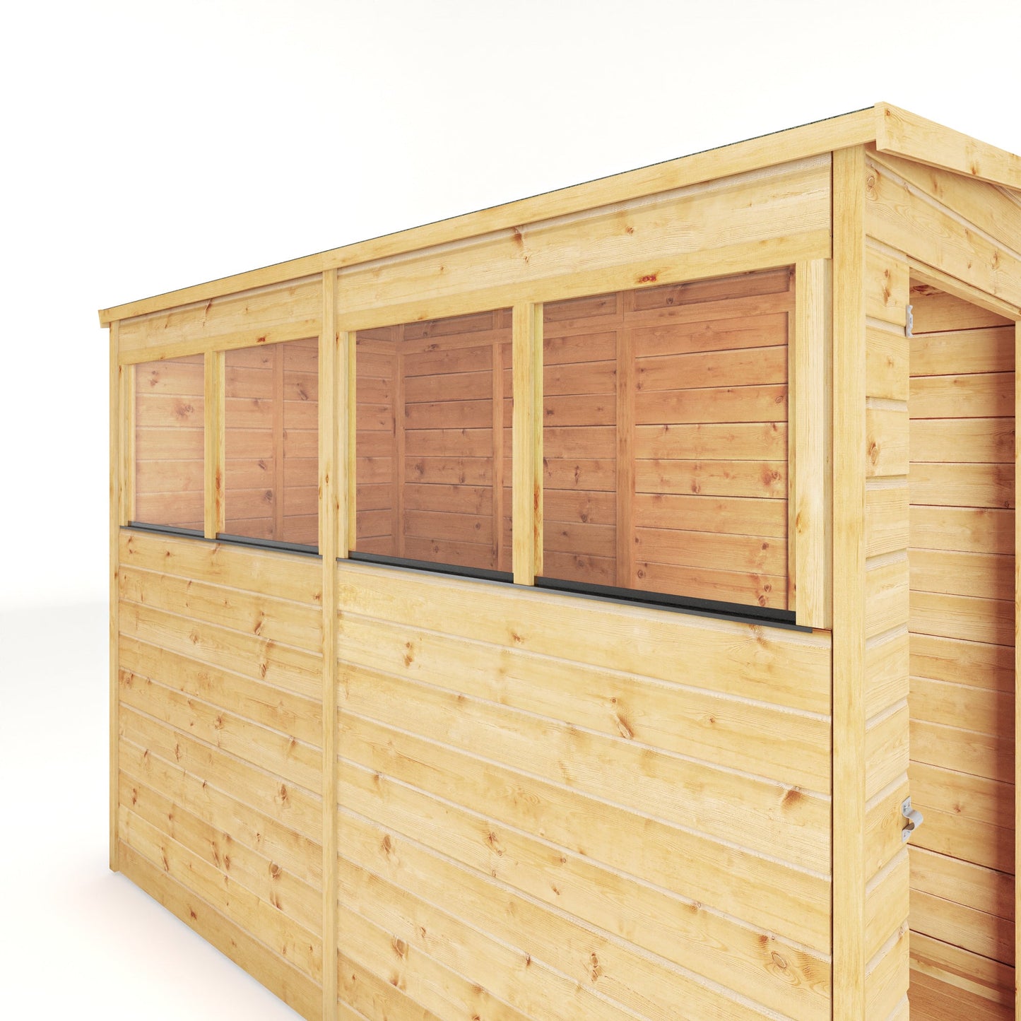 Mercia 8x4 Modular Shiplap Pent