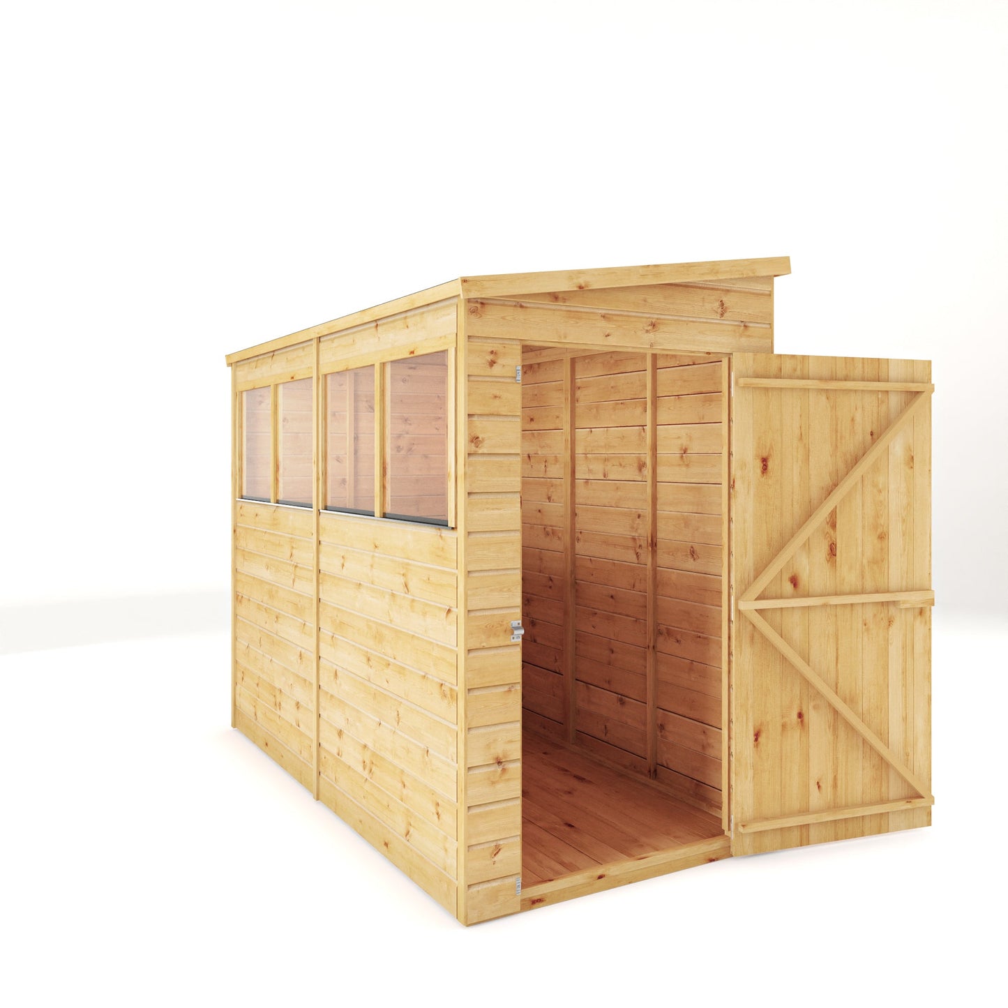 Mercia 8x4 Modular Shiplap Pent