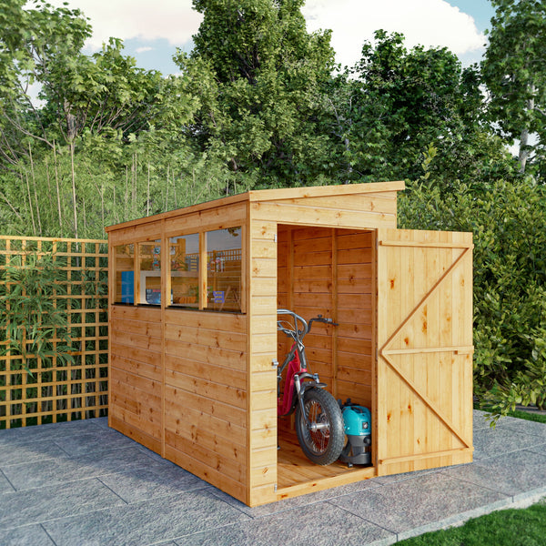 Mercia 8x4 Modular Shiplap Pent