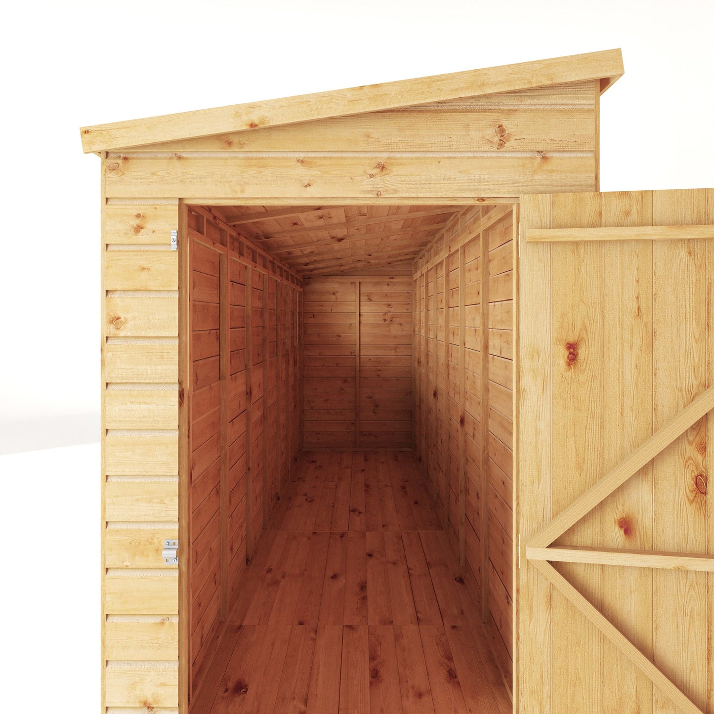 Mercia 16x4 Modular Shiplap Pent - Windowless
