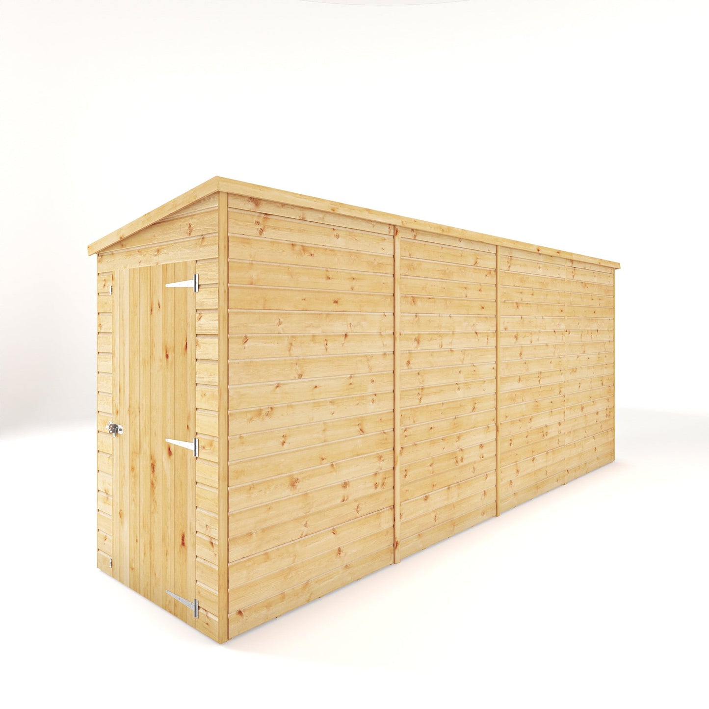 Mercia 16x4 Modular Shiplap Pent - Windowless