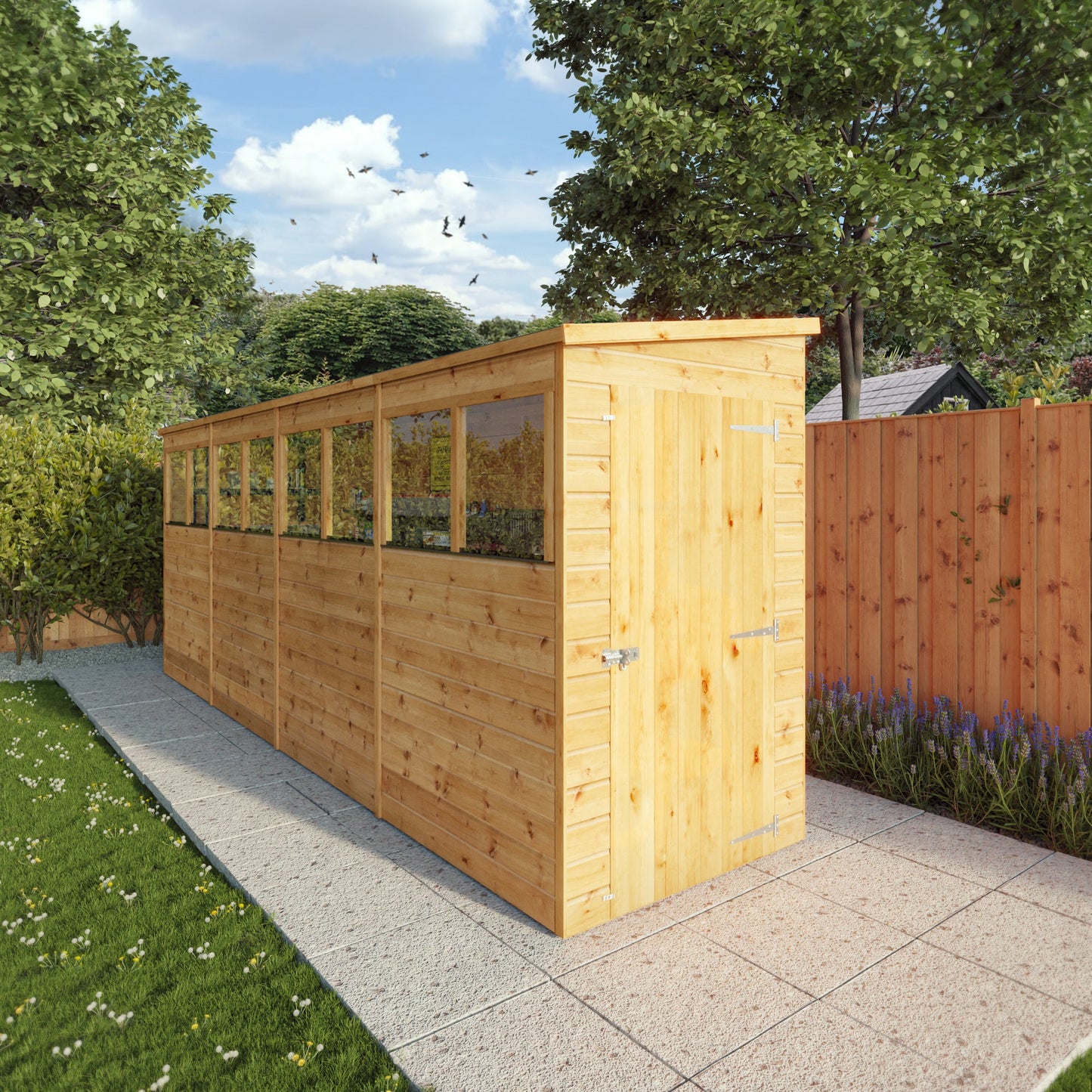 Mercia 16x4 Modular Shiplap Pent