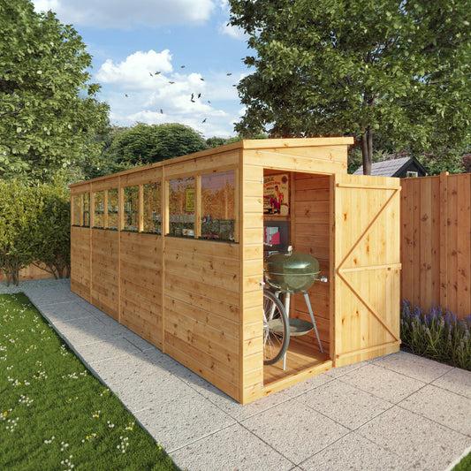 Mercia 16x4 Modular Shiplap Pent