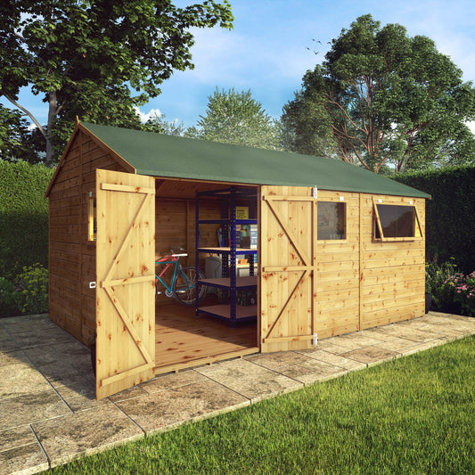 Mercia 15x10 Premium Shiplap Reverse Apex Workshop