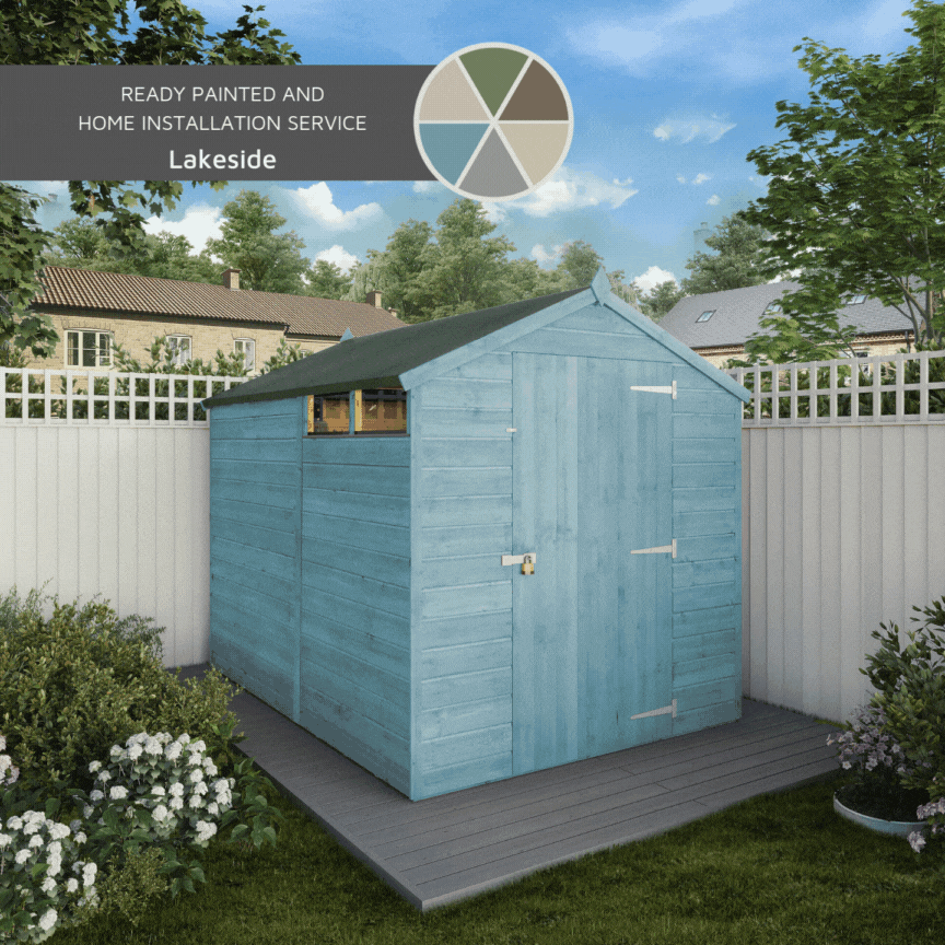 Mercia 8x6 Shiplap Security Apex