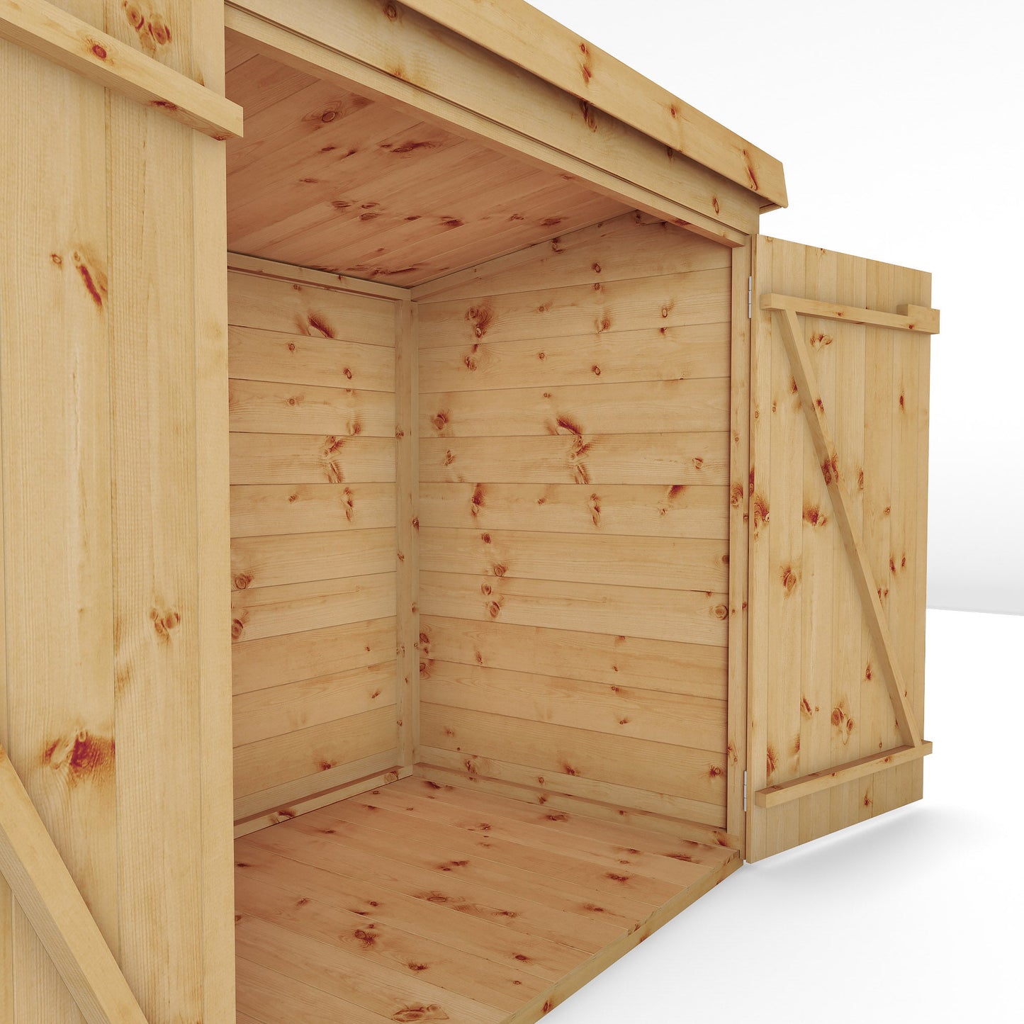Mercia 3x5 Shiplap Pent Mower Store