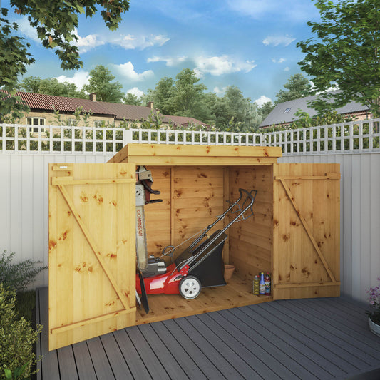 Mercia 3x5 Shiplap Pent Mower Store