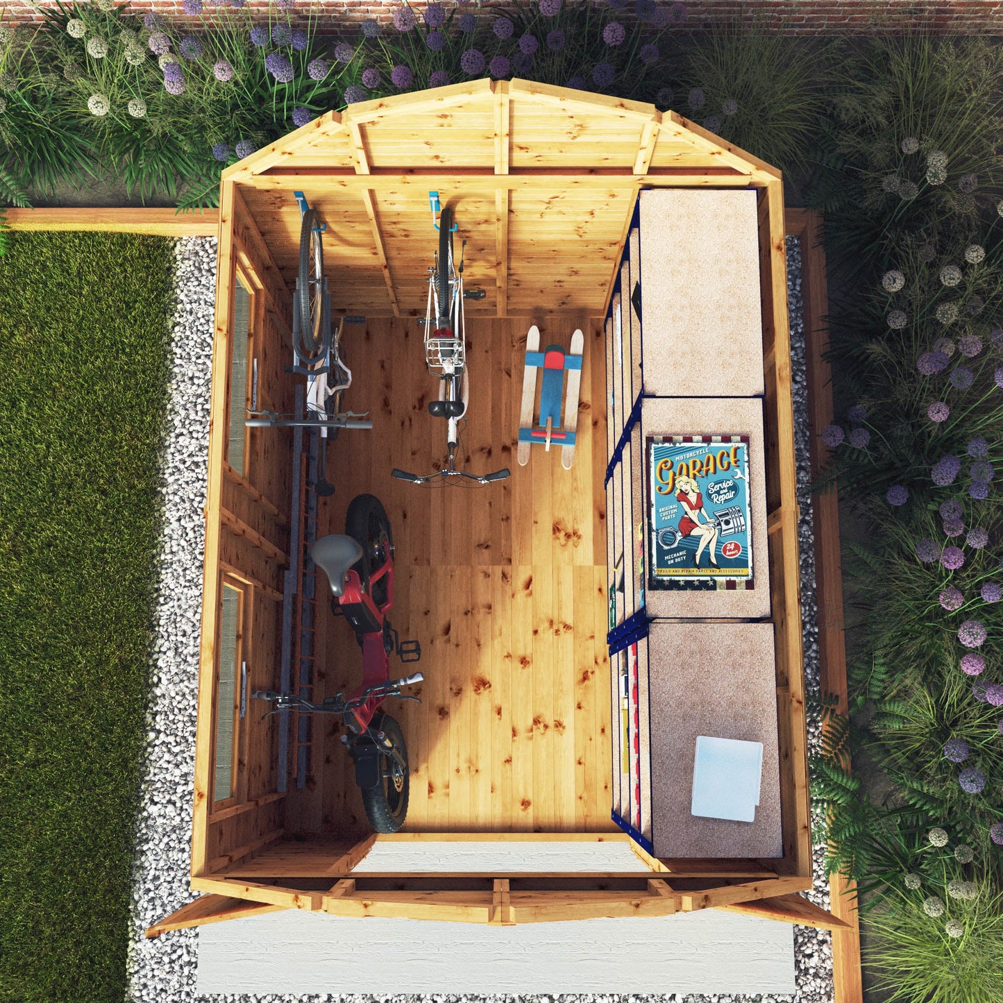 Mercia 10x8 Premium Shiplap Dutch Barn