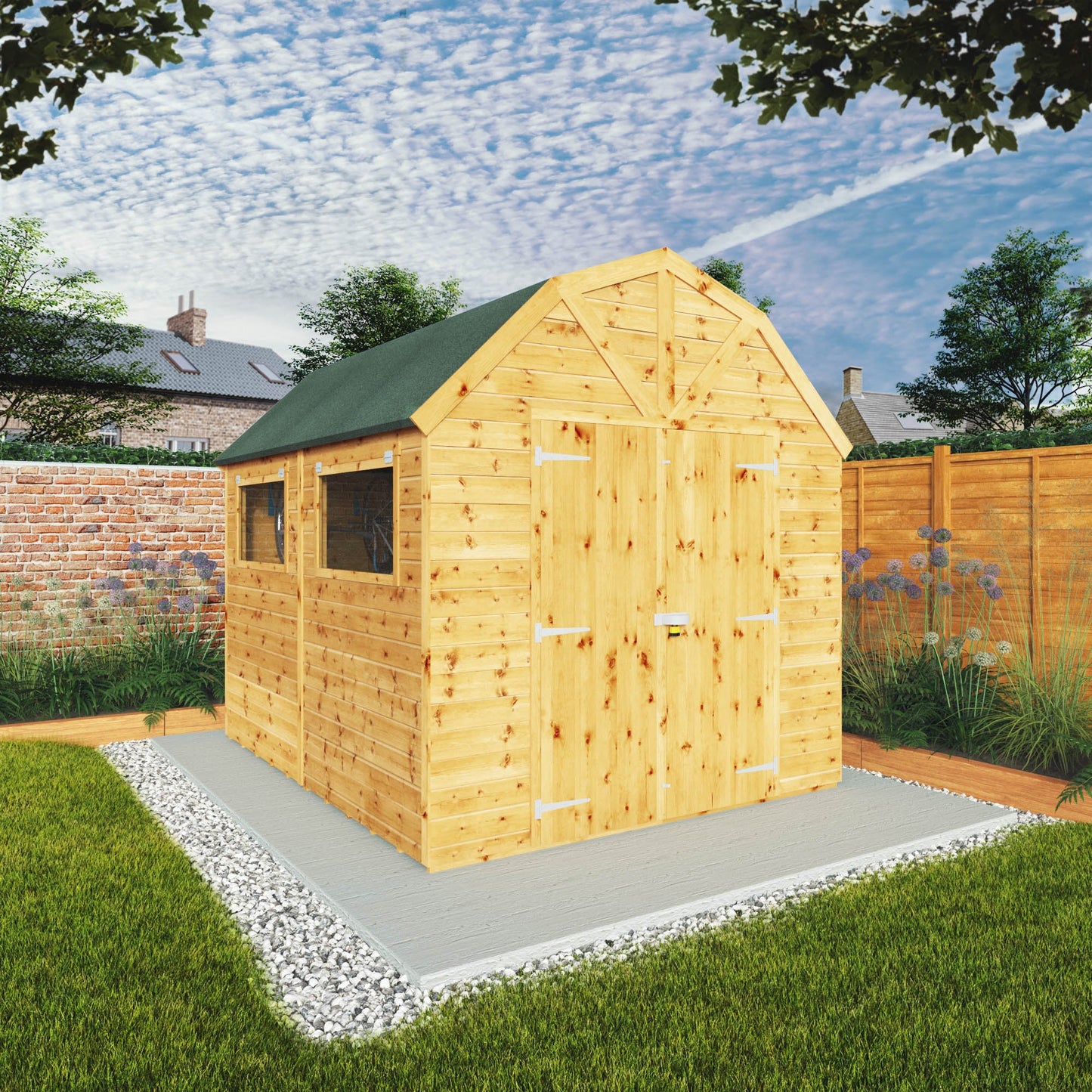 Mercia 10x8 Premium Shiplap Dutch Barn