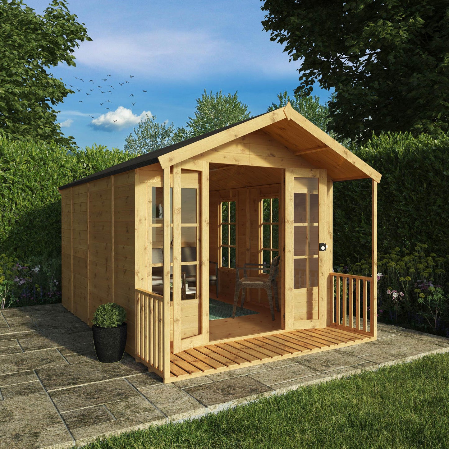 Mercia 12x8 Premium Wessex Summerhouse
