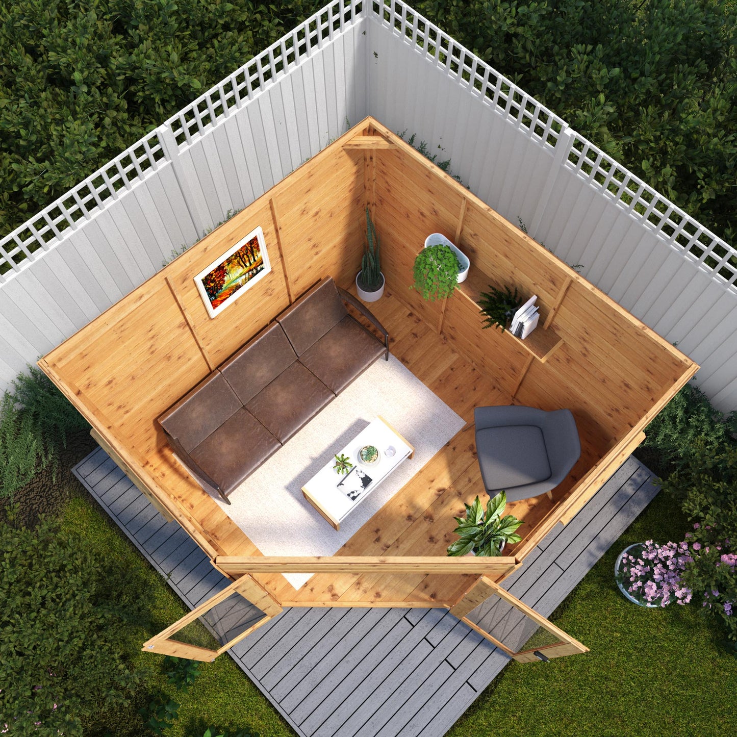 Mercia 8x8 Premium Corner Summerhouse