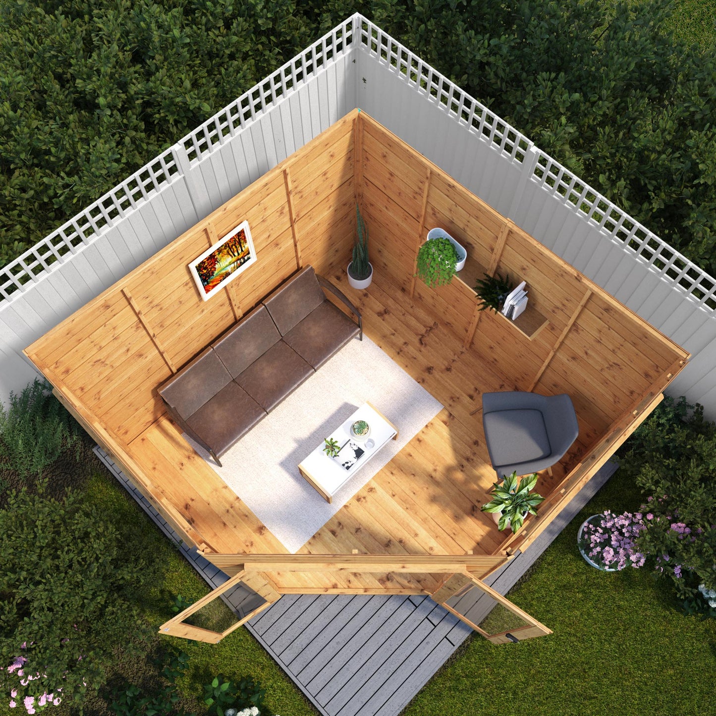 Mercia 9x9 Premium Corner Summerhouse