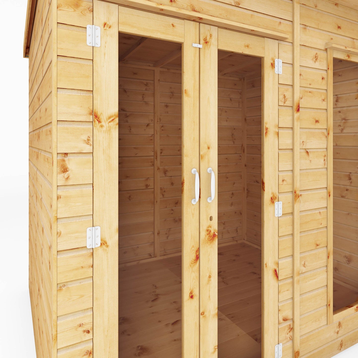 Mercia 12x6 Maine Pent Summerhouse With Side Shed