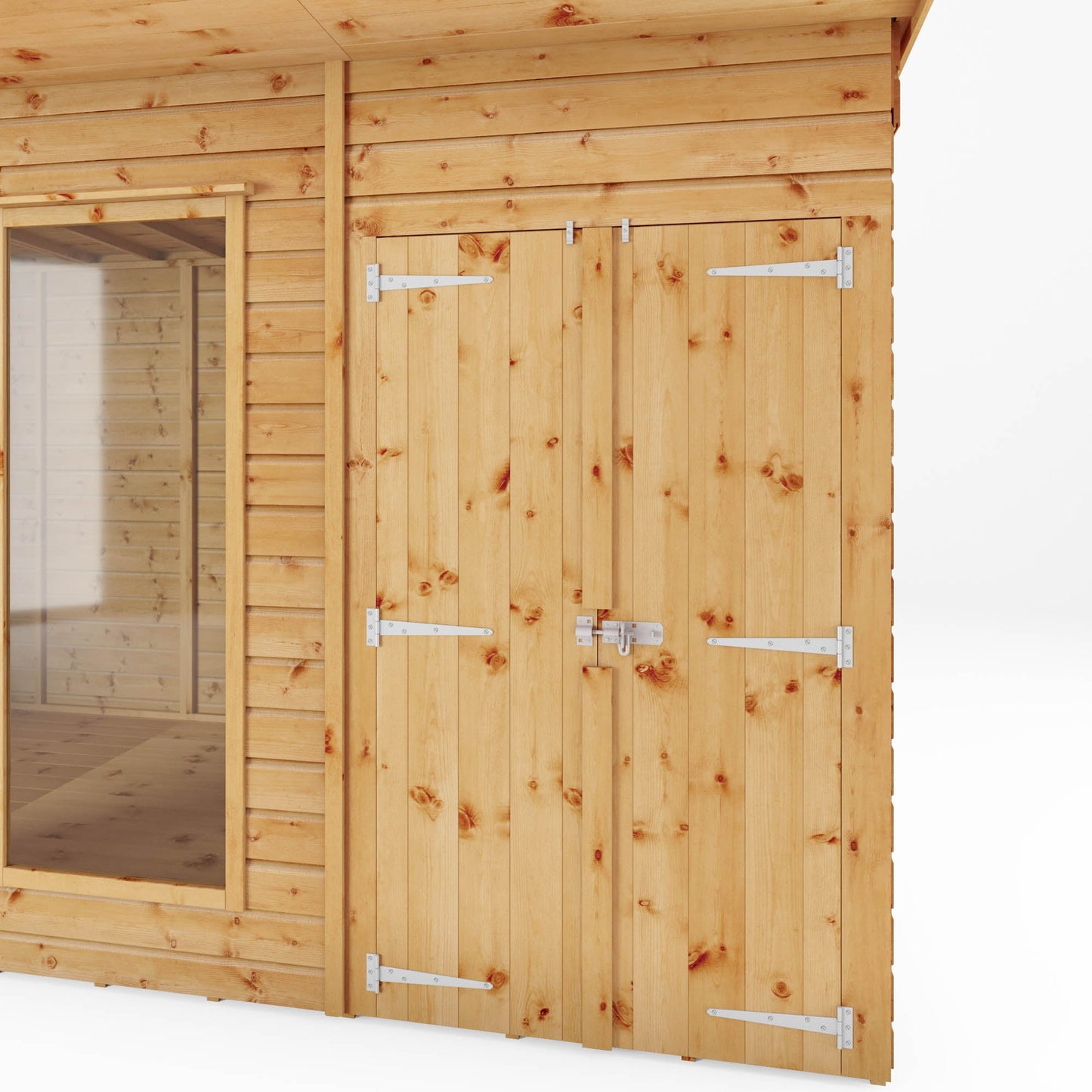 Mercia 14x6 Maine Pent Summerhouse With Side Shed