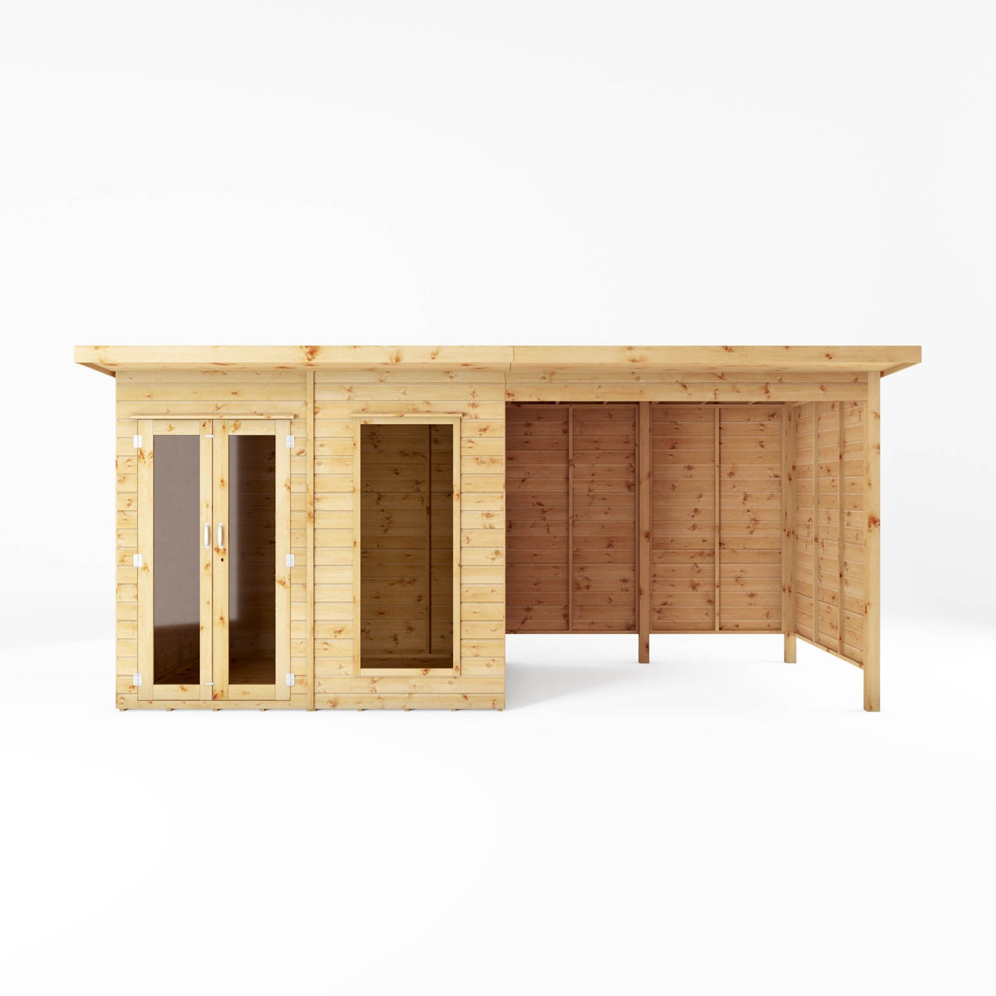 Mercia 16x6 Maine Pent Summerhouse With Patio Area