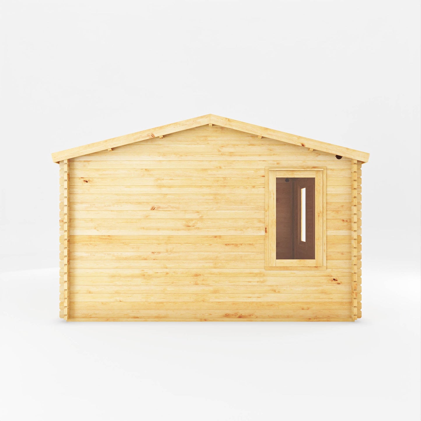 Mercia 5.1m x 4m Home Office Elite With Side Shed - (28mm - 44mm Logs)
