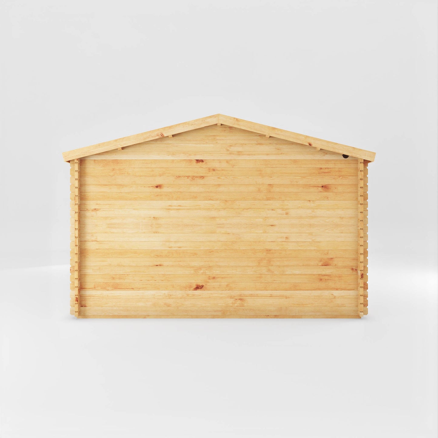 Mercia 6.1m x 4m Home Office Studio With Side Shed - (28mm - 44mm Logs)