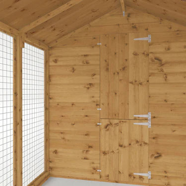 Mercia 10 x 6 Shiplap Apex Dog Kennel & Run