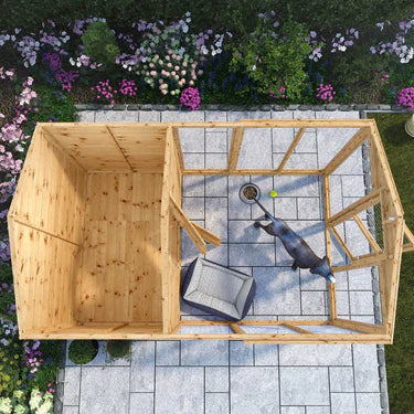 Mercia 10 x 6 Shiplap Apex Dog Kennel & Run