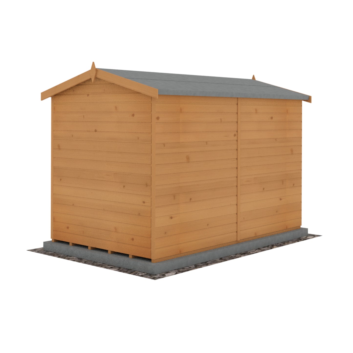 Shire Suffolk 10x6 Single Door Shiplap Style D