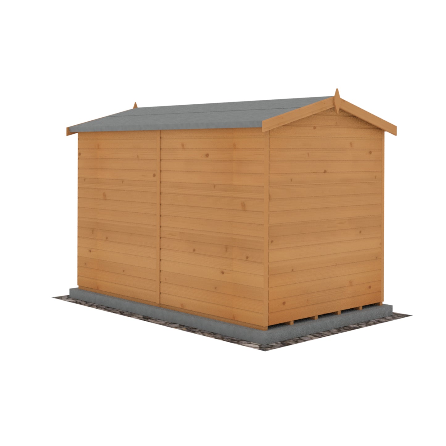 Shire Suffolk 10x6 Single Door Shiplap Style D