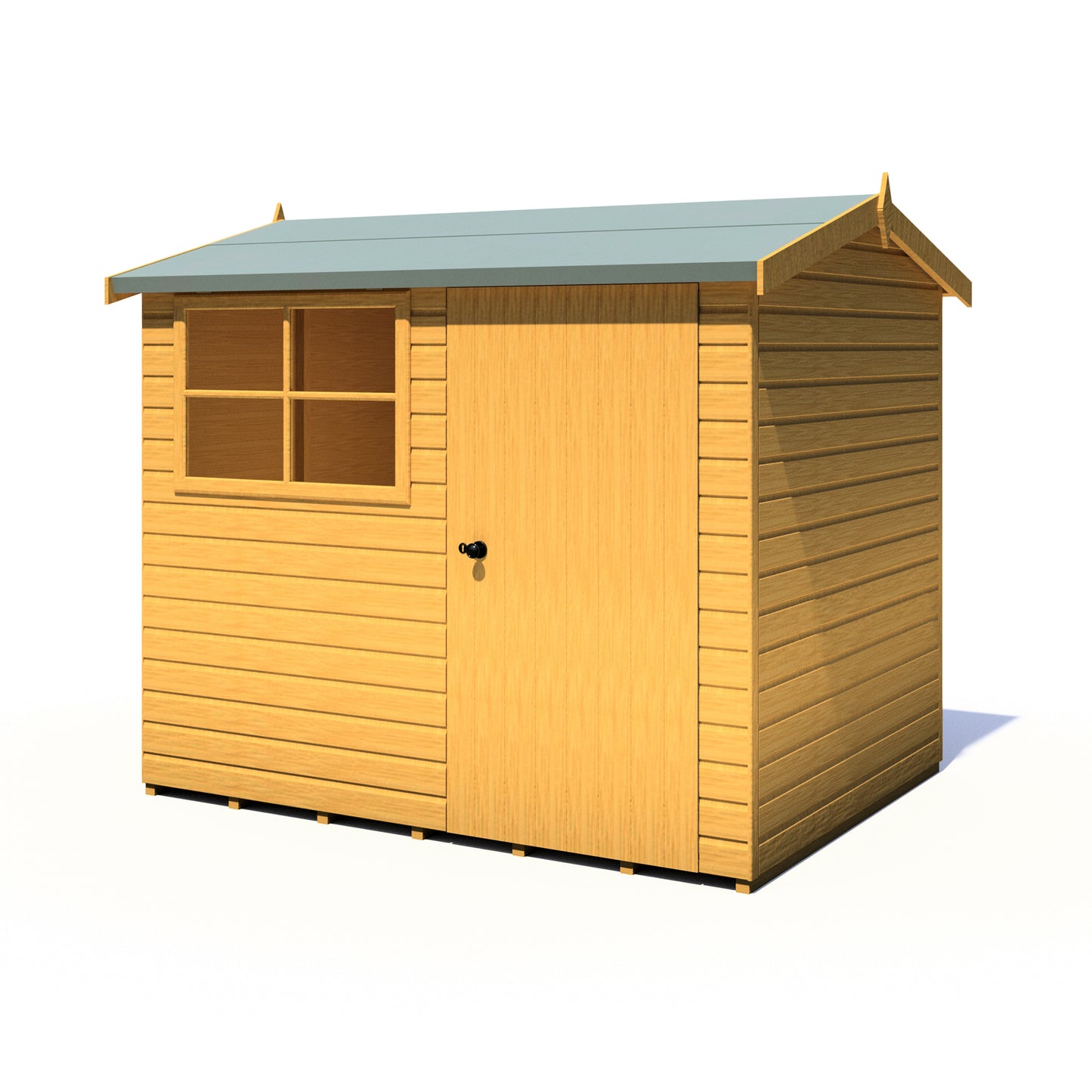 Shire Suffolk 8x6 Single Door Loglap Style C