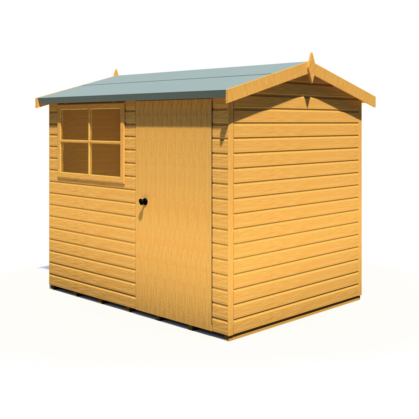 Shire Suffolk 8x6 Single Door Shiplap Style C