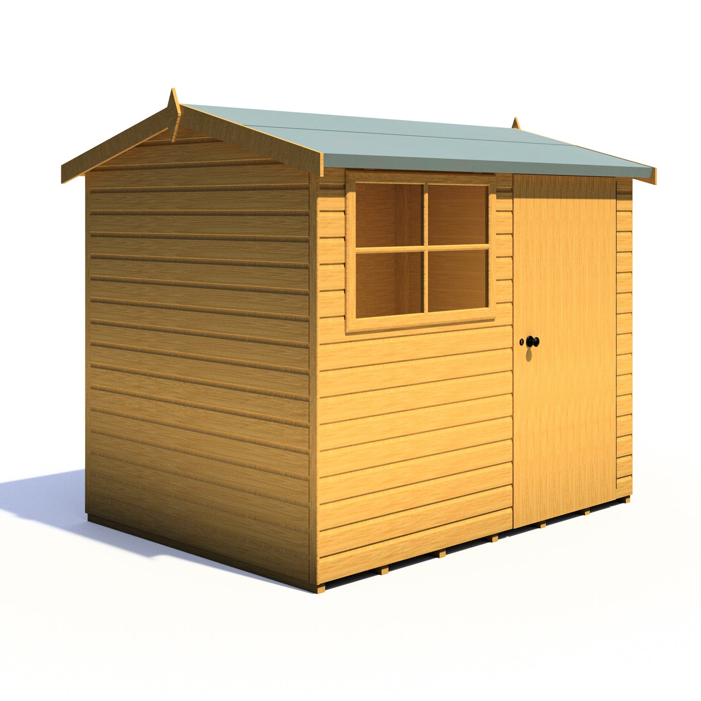 Shire Suffolk 8x6 Single Door Shiplap Style C