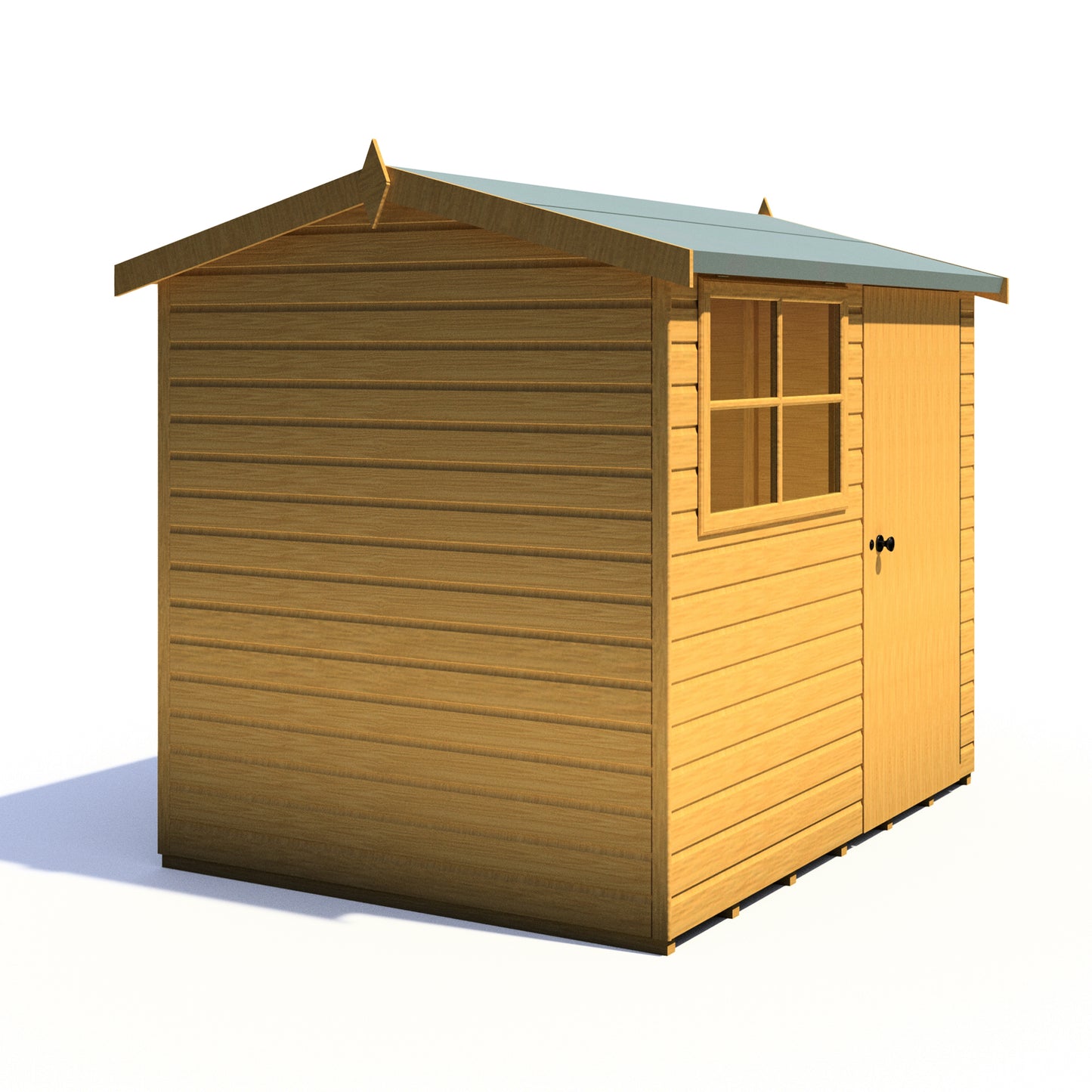 Shire Suffolk 8x6 Single Door Shiplap Style C