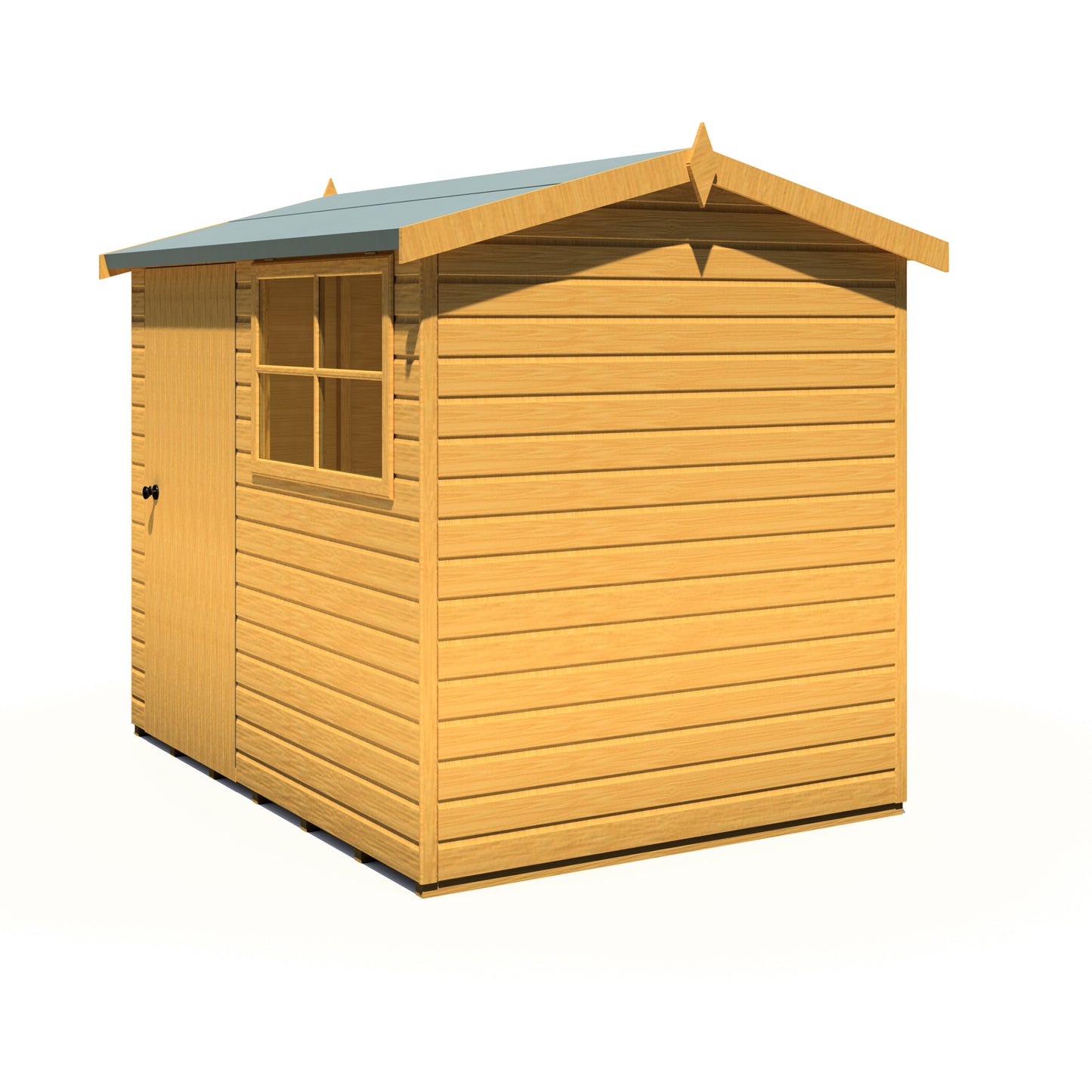 Shire Suffolk 8x6 Single Door Loglap Style D