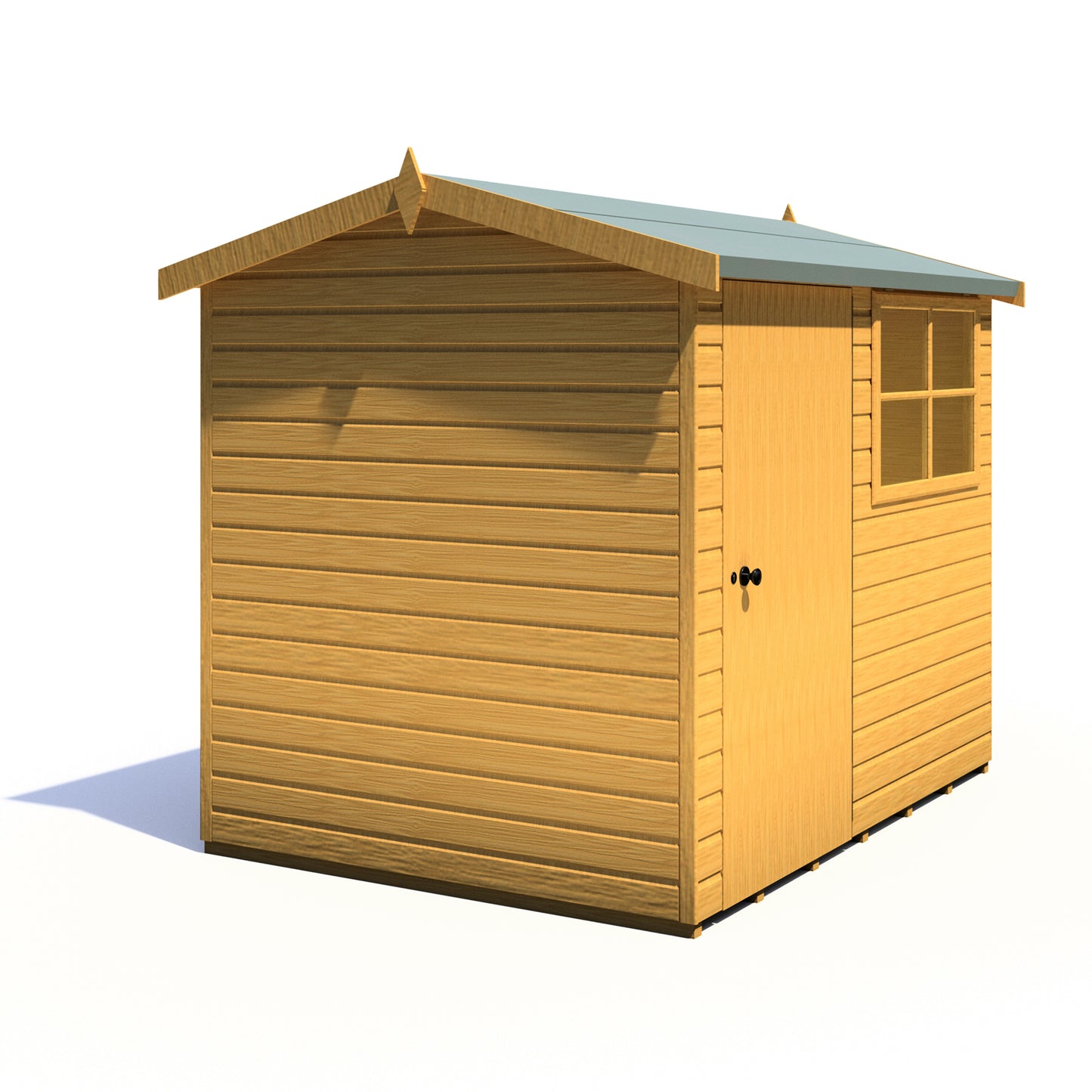 Shire Suffolk 8x6 Single Door Loglap Style D
