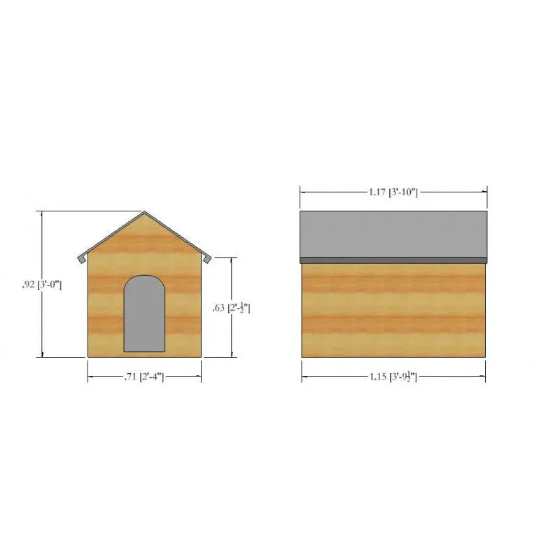 Shire Sark Kennels Shiplap Large